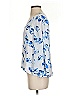 Club Monaco 100% Polyester Blue 3/4 Sleeve Blouse Size XS - photo 5