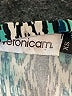 Veronica M. Print Teal Casual Dress Size XS - photo 8