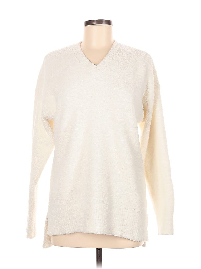 Pre-owned Sanctuary Pullover Sweater In White