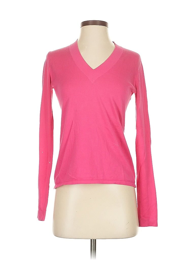 Pre-owned J.crew Factory Store Pullover Sweater In Pink