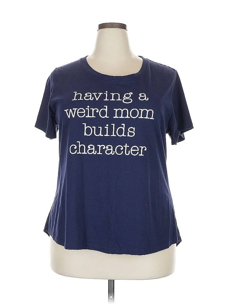 UNBRANDED Pre-owned Short Sleeve T-shirt In Blue