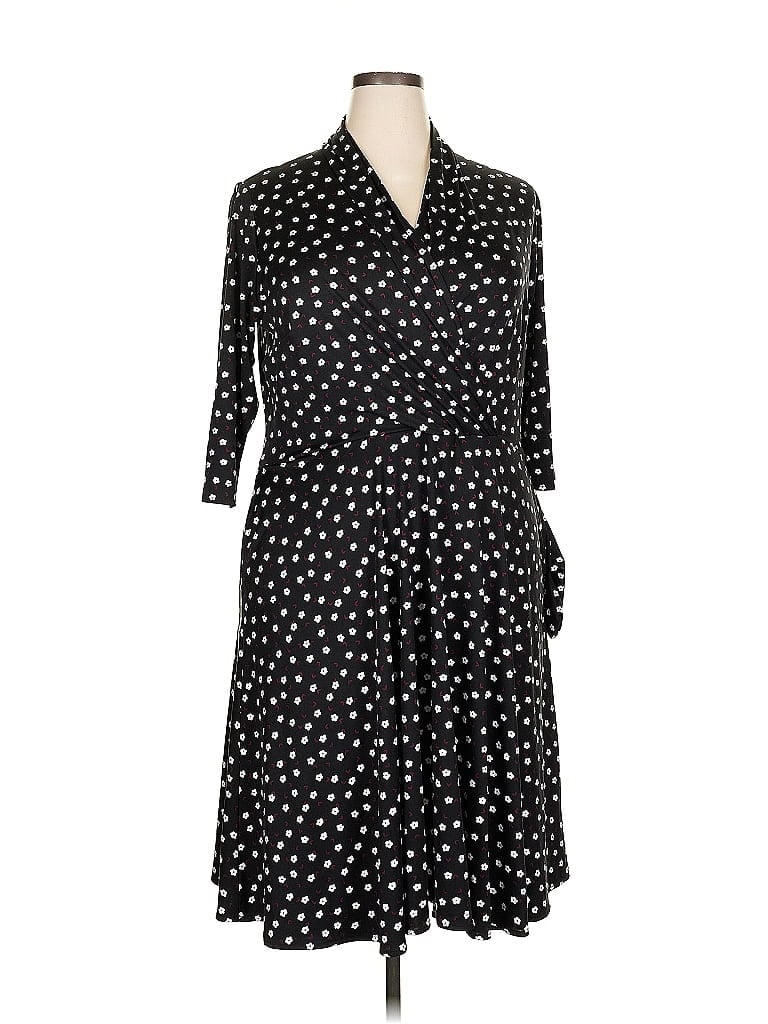 Pre-owned Karina Casual Dress In Black