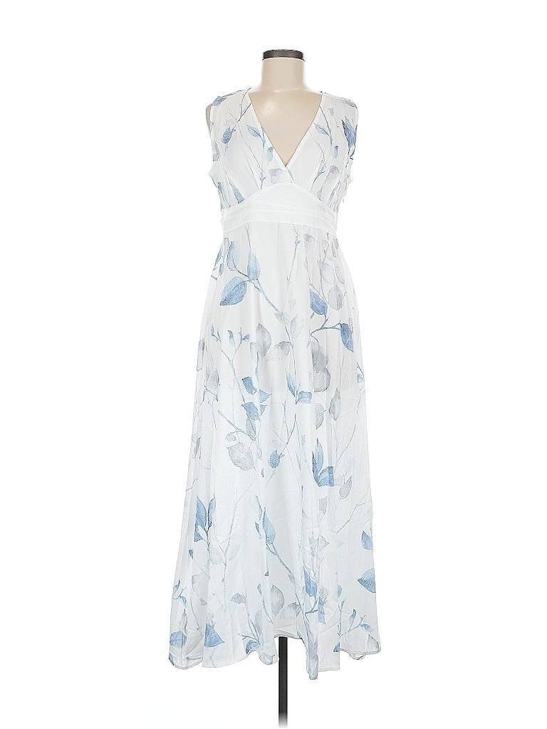 Pre-owned Made With Love Casual Dress In White