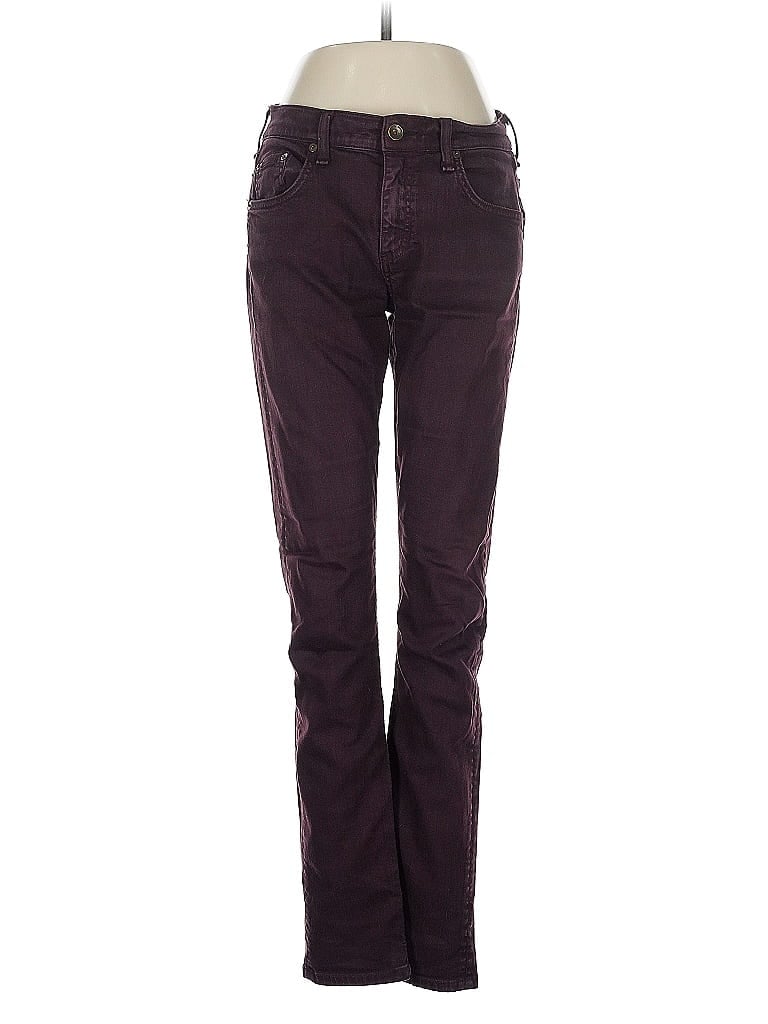 Pre-owned Rag & Bone Jeans In Burgundy