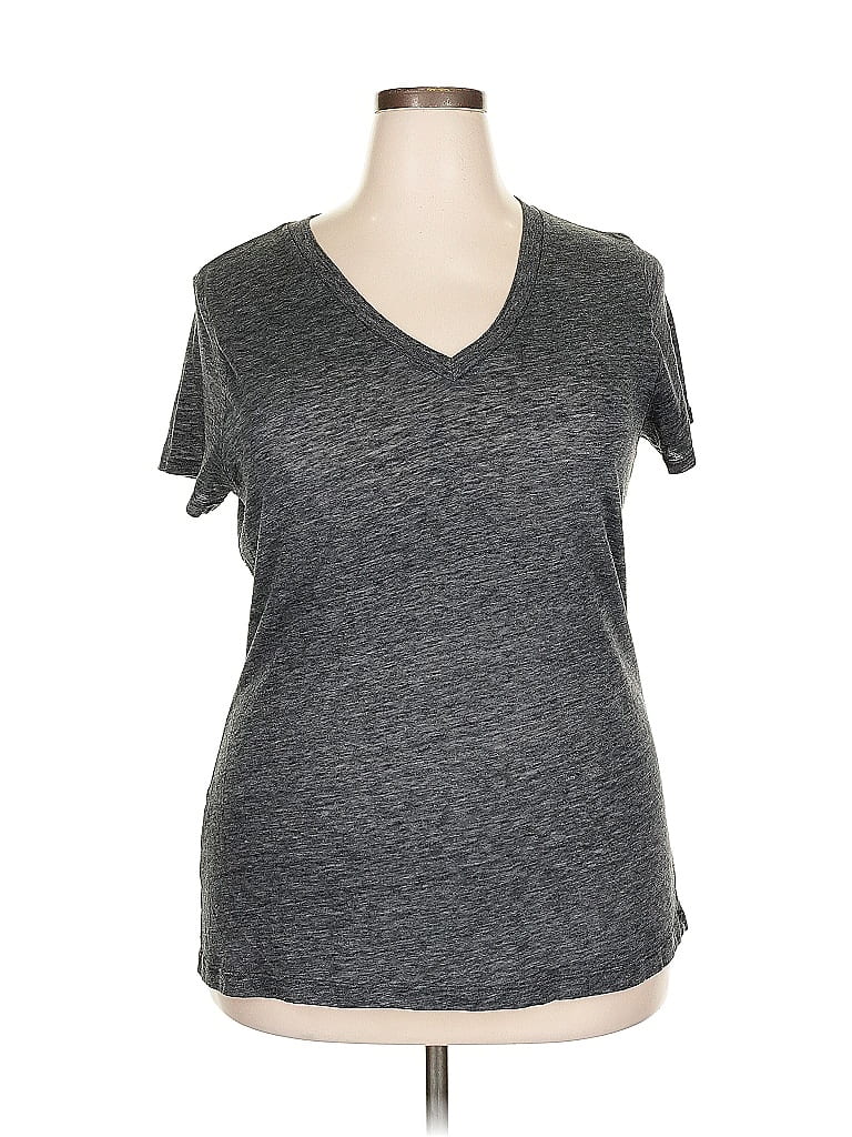 Pre-owned Gap Outlet Short Sleeve T-shirt In Gray
