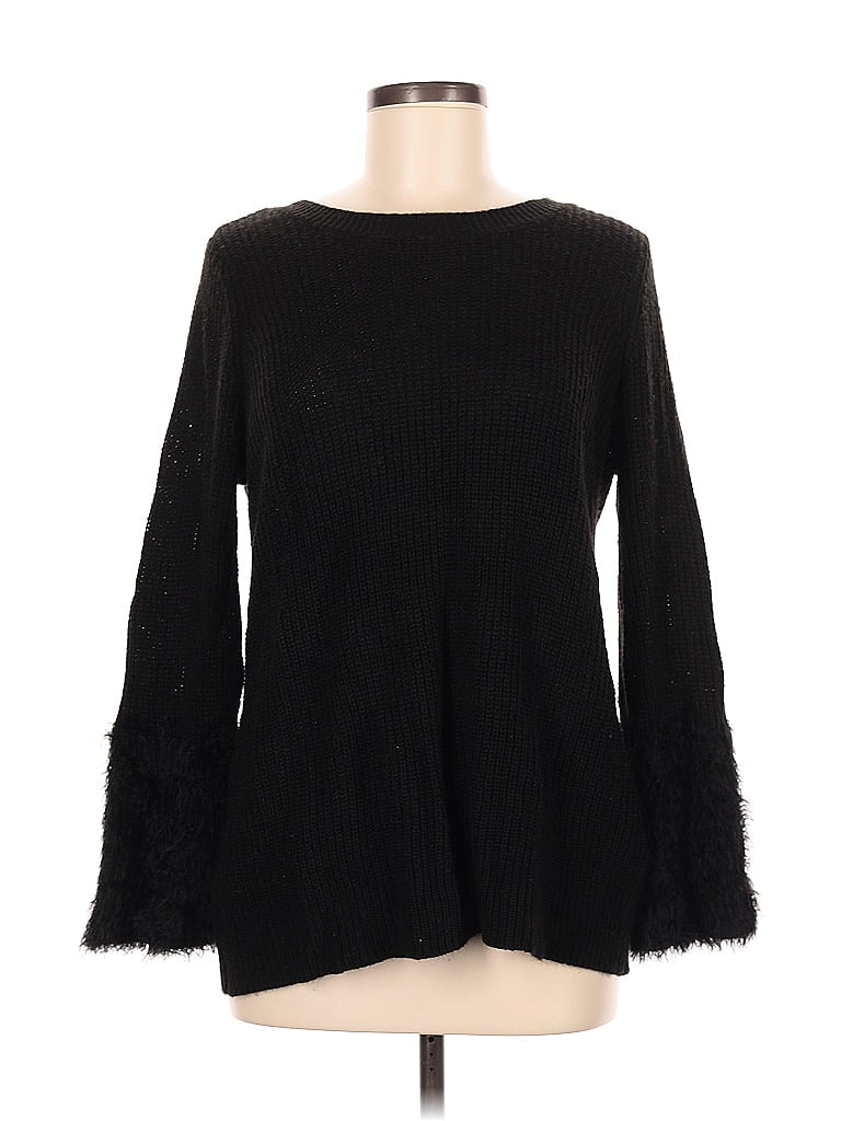 Pre-owned Apt. 9 Pullover Sweater In Black