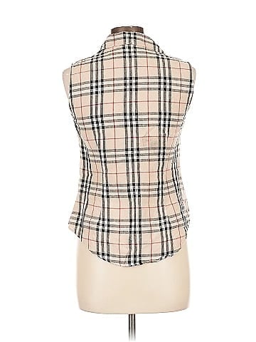 Burberry Sleeveless Button-Down Shirt (view 2)