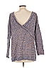 Hinge Tweed Gray Pullover Sweater Size L - photo 2