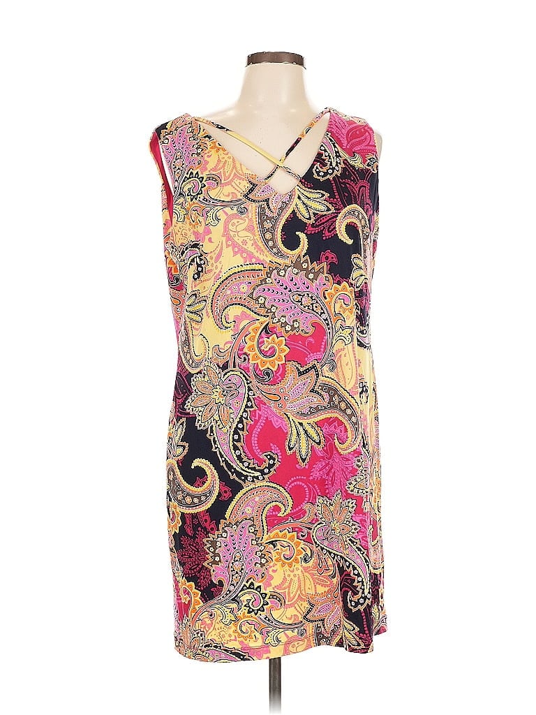 Pre-owned R&k Cocktail Dress In Purple