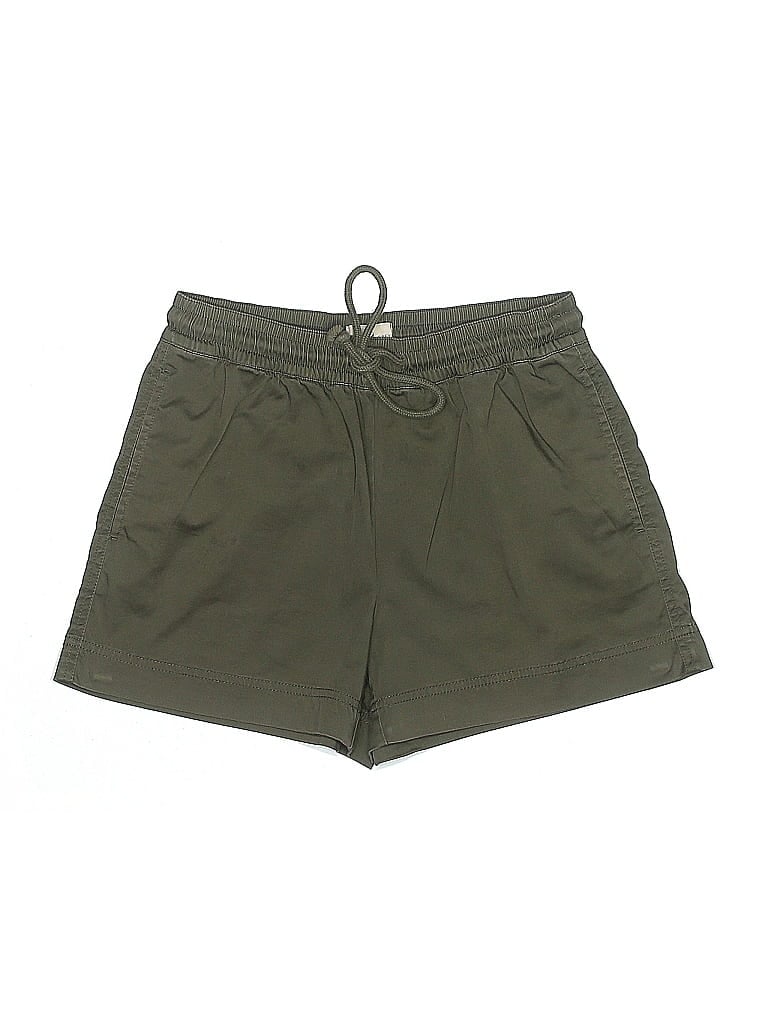 Pre-owned Lou & Grey Khaki Shorts In Green