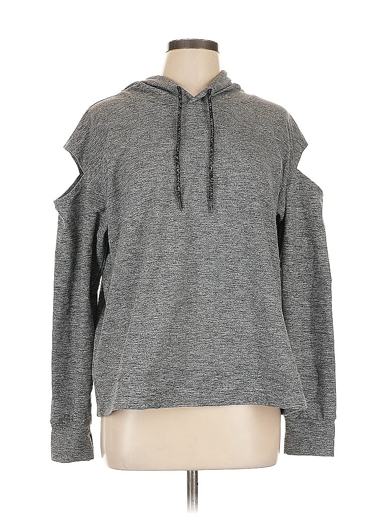 Pre-owned Live Well Active Pullover Hoodie In Gray
