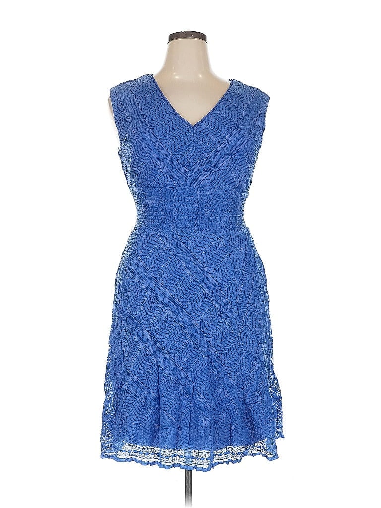 Pre-owned Dressbarn Cocktail Dress In Blue