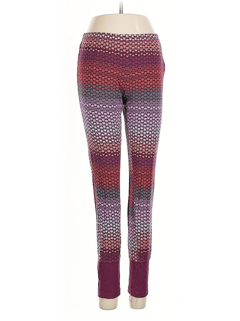 Pre-owned Josie Natori Yoga Pants In Purple