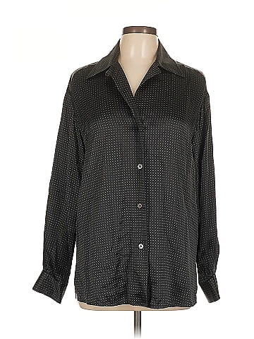 Linda Allard Ellen Tracy Long Sleeve Silk Top (view 1)