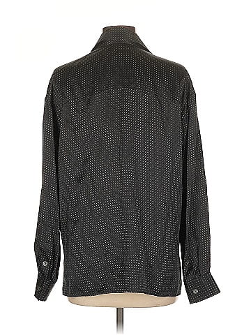 Linda Allard Ellen Tracy Long Sleeve Silk Top (view 2)