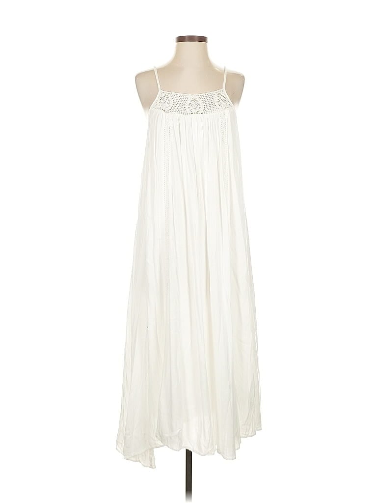 Pre-owned Rip Curl Casual Dress In White