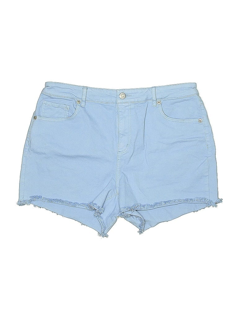Pre-owned Ann Taylor Loft Denim Shorts In Blue