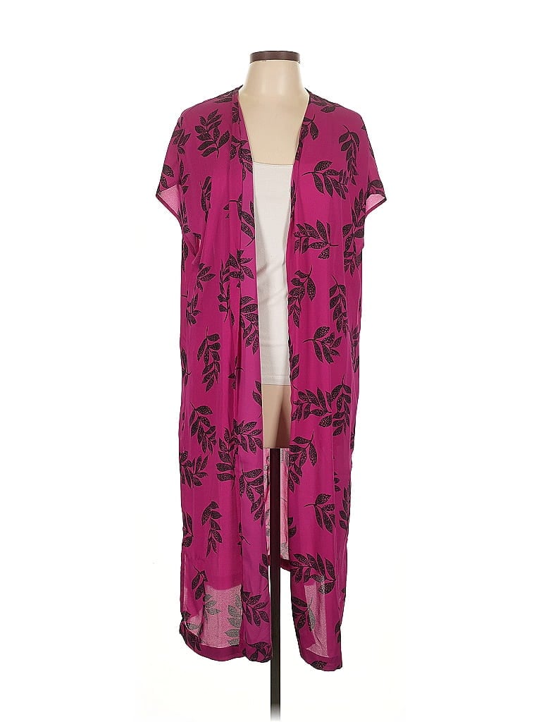 Pre-owned Apt. 9 Kimono In Pink