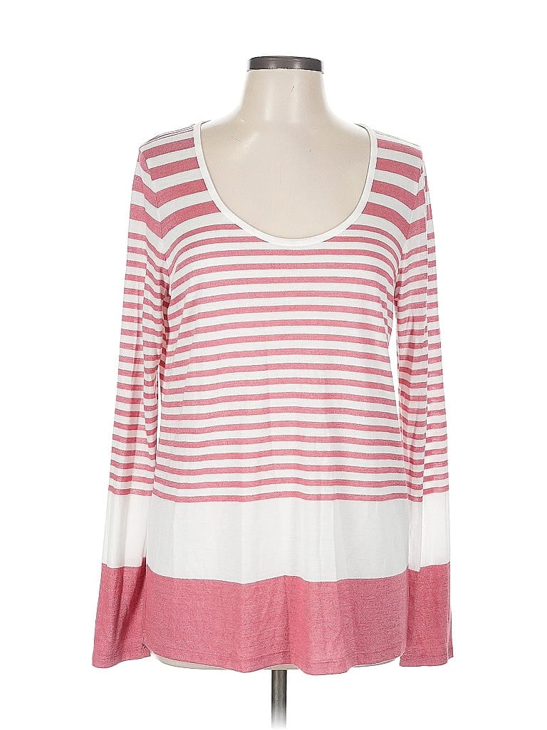 VINCE Pre-owned Long Sleeve T-shirt In Pink