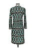 Veronica M. Print Teal Casual Dress Size XS - photo 2