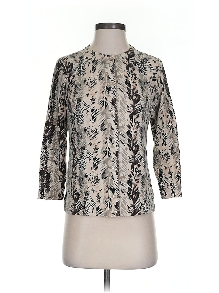 Pre-owned Pendleton Cardigan Sweater In Silver