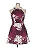 Bebop Floral Burgundy Cocktail Dress Size XL - photo 1