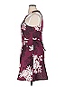Bebop Floral Burgundy Cocktail Dress Size XL - photo 5
