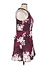 Bebop Floral Burgundy Cocktail Dress Size XL - photo 4