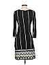 Max Studio 100% Polyester Graphic Black Casual Dress Size S - photo 2