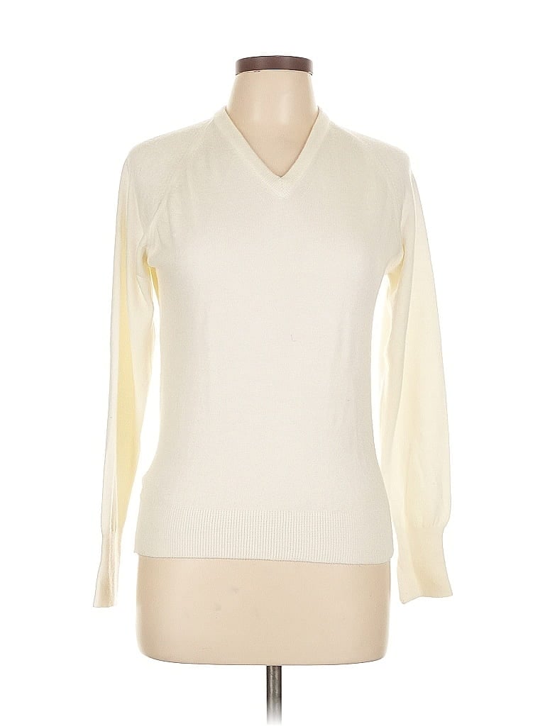 Pre-owned Assorted Brands Pullover Sweater In White