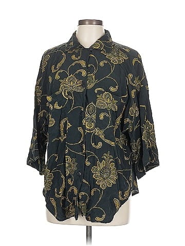 Linda Allard Ellen Tracy 3/4 Sleeve Silk Top (view 1)