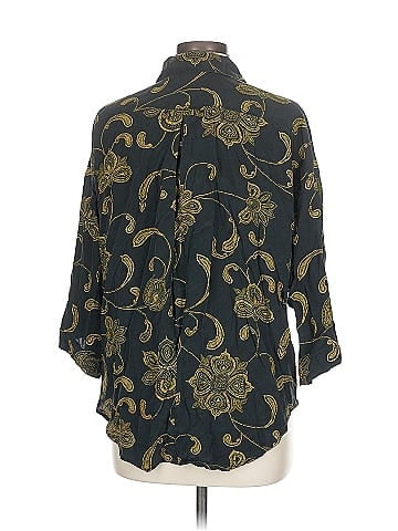 Linda Allard Ellen Tracy 3/4 Sleeve Silk Top (view 2)