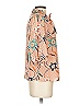 Joie 100% Polyester Print Orange Short Sleeve Blouse Size XS - photo 4