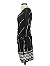 Max Studio 100% Polyester Graphic Black Casual Dress Size S - photo 5