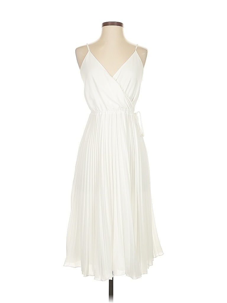 Pre-owned Ali & Jay Cocktail Dress In White