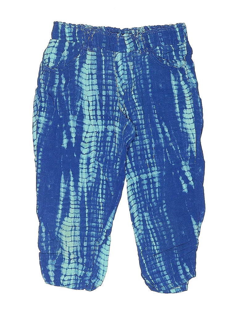 Pre-owned Justice Kids' Track Pants In Blue