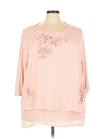 DG^2 by Diane Gilman 3/4 Sleeve Top (view 1)