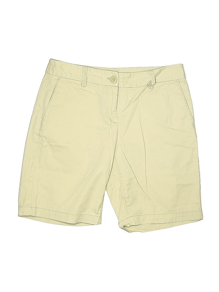 Pre-owned Ann Taylor Loft Outlet Khaki Shorts In Yellow