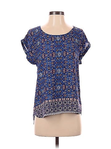 Pink Rose Short Sleeve Blouse (view 1)
