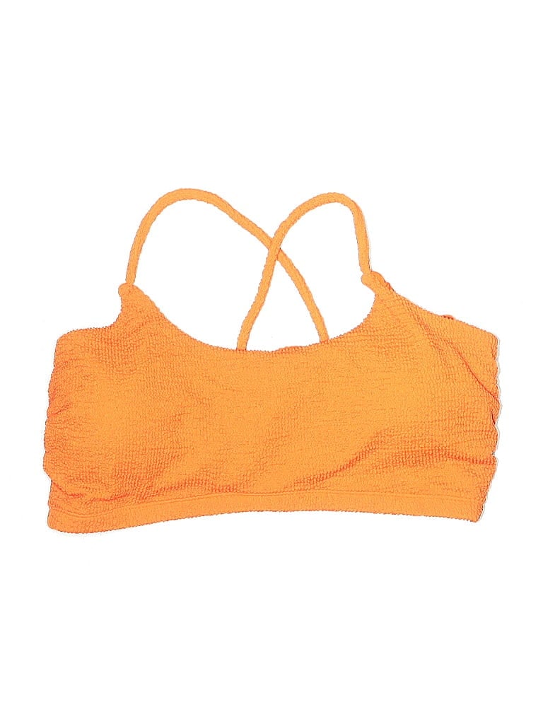 Pre-owned Swim By Cacique Swimsuit Top Orange Swimwear