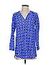 Amanda Uprichard 100% Silk Blue 3/4 Sleeve Silk Top Size P (petite) - photo 1