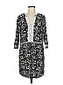 Merona 100% Rayon Paisley Black Casual Dress Size M - photo 1