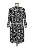Merona 100% Rayon Paisley Black Casual Dress Size M - photo 2