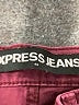Express Jeans Color Block Burgundy Jeans Size 2 - photo 7