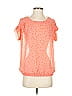 a.n.a. A New Approach 100% Polyester Orange Short Sleeve Top Size S - photo 1