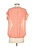 a.n.a. A New Approach 100% Polyester Orange Short Sleeve Top Size S - photo 2
