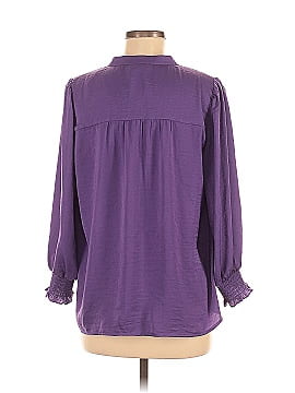 マイカアンドディール MICA&DEAL volume sleeve blouse （PURPLE） Used Purple Blouses On Sale Up To 90% Off | ThredUp