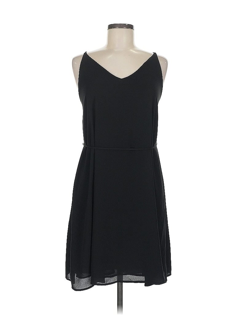 Pre-owned Ann Taylor Loft Casual Dress In Black