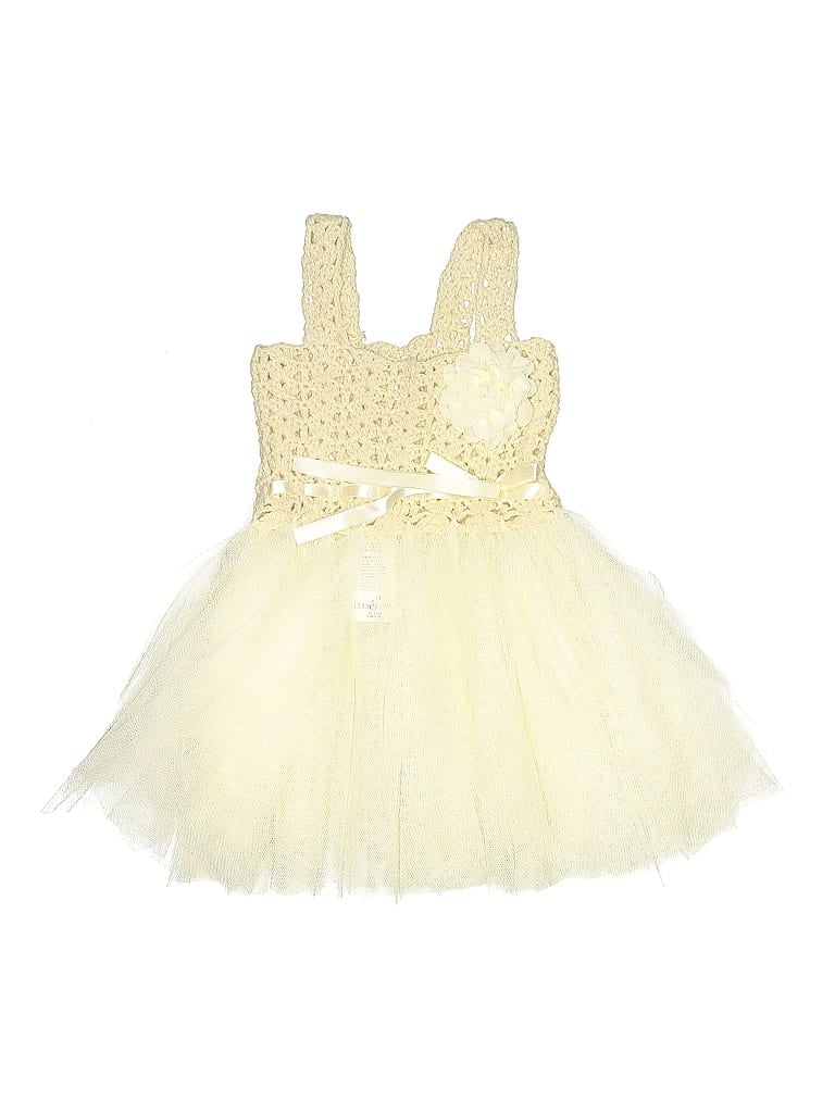 Pre-owned Assorted Brands Babies' Dress In Yellow