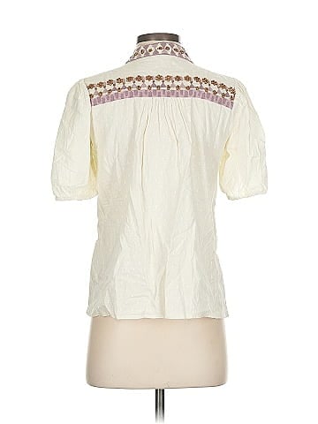 Forever That Girl for Anthropologie Short Sleeve Blouse (view 2)